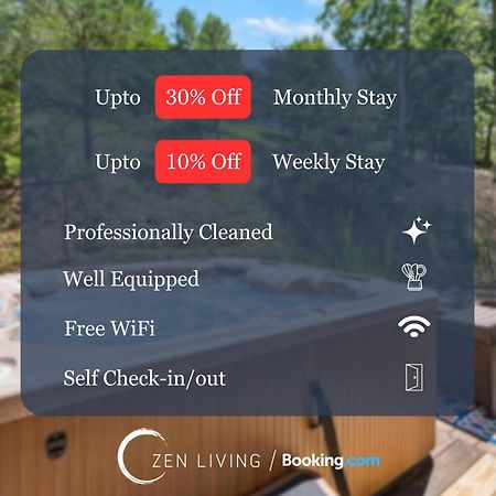 Hottub - In Resort - Enchanted Slopes By Zen Living Short Term Rental McGaheysville المظهر الخارجي الصورة